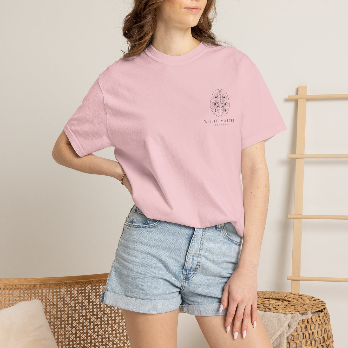 White Matter Coffee T‑Shirt — Coffee for People With a Lot on Their Mind Tee