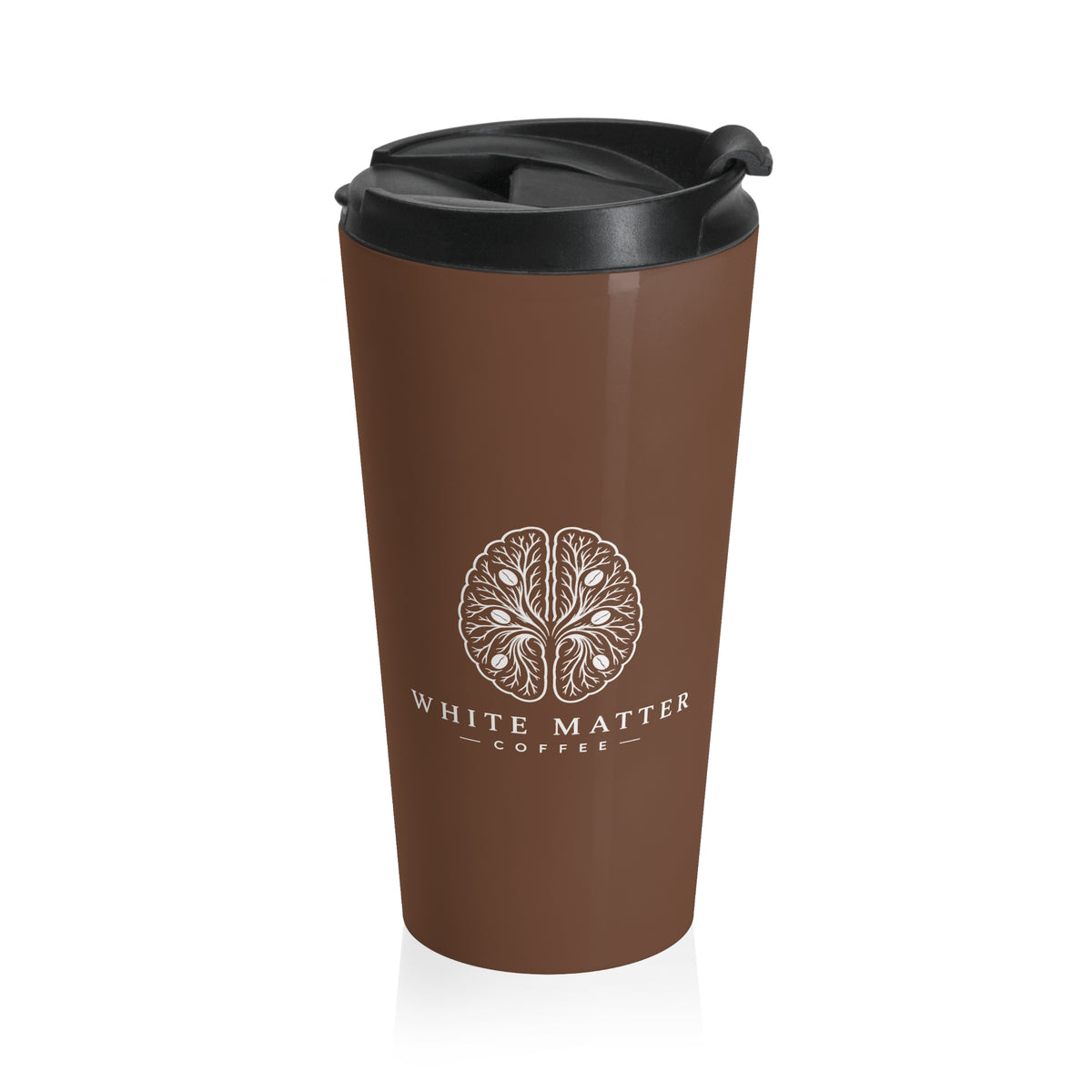 Brown Whiskey Barrel Logo Insulated Tumbler