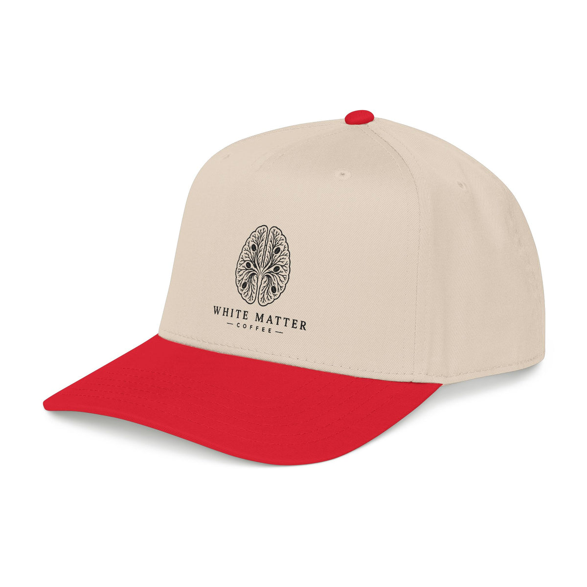 Baseball Cap — White Matter Coffee Logo Mid-Profile Hat