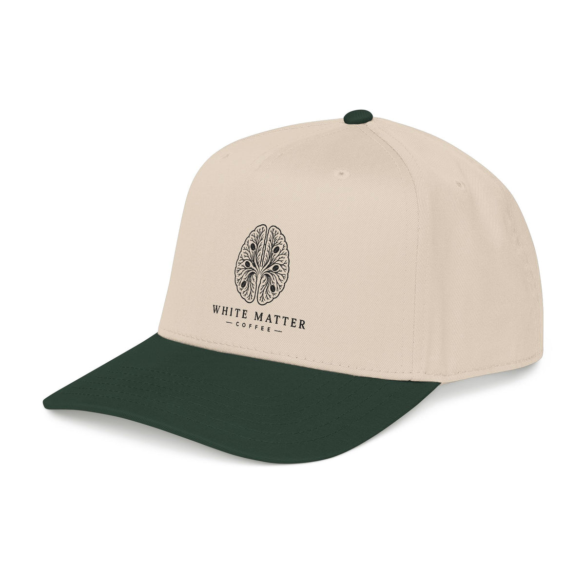 Baseball Cap — White Matter Coffee Logo Mid-Profile Hat