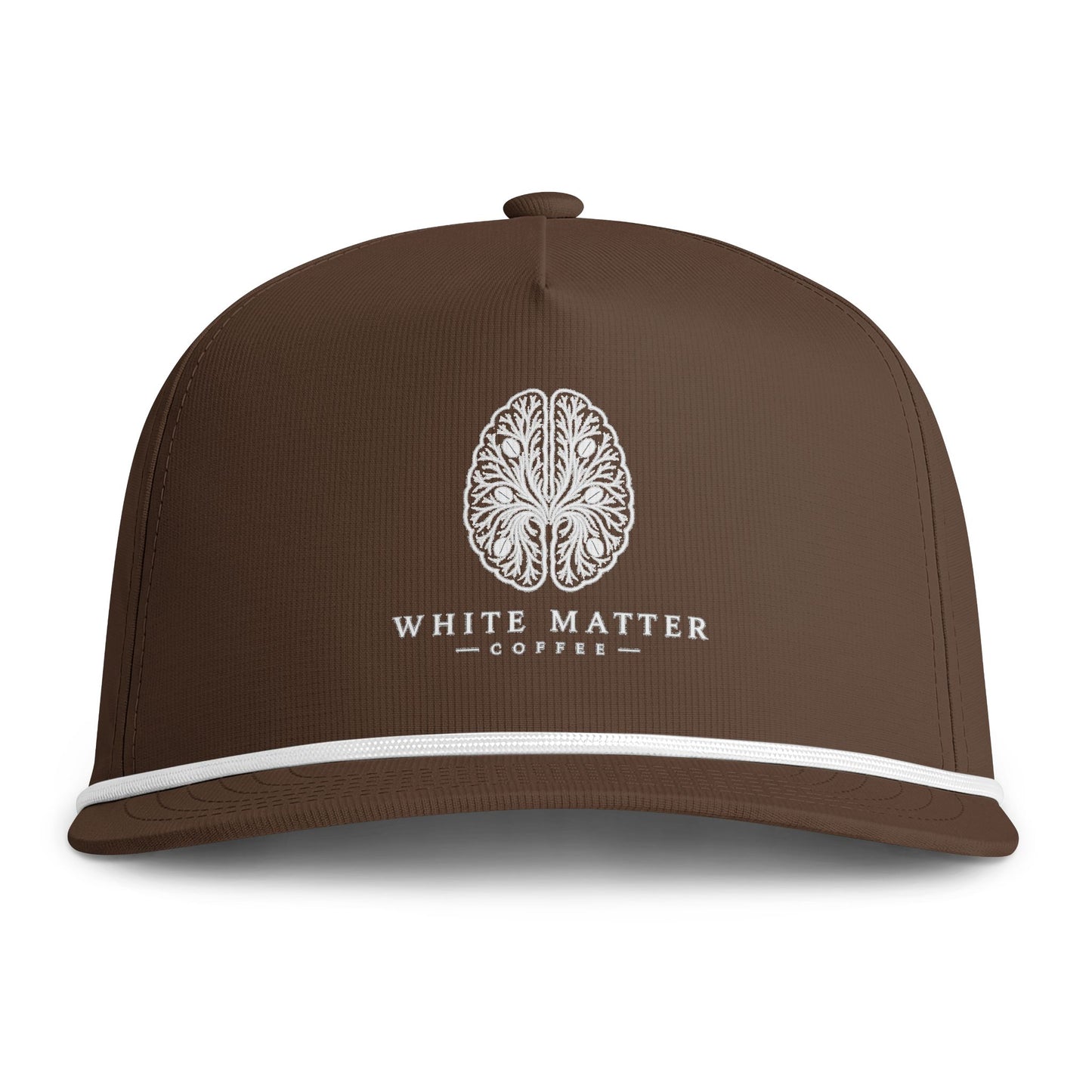 Sunwashed Rope Cap — Vintage Botanical Logo Rope Bill Hat