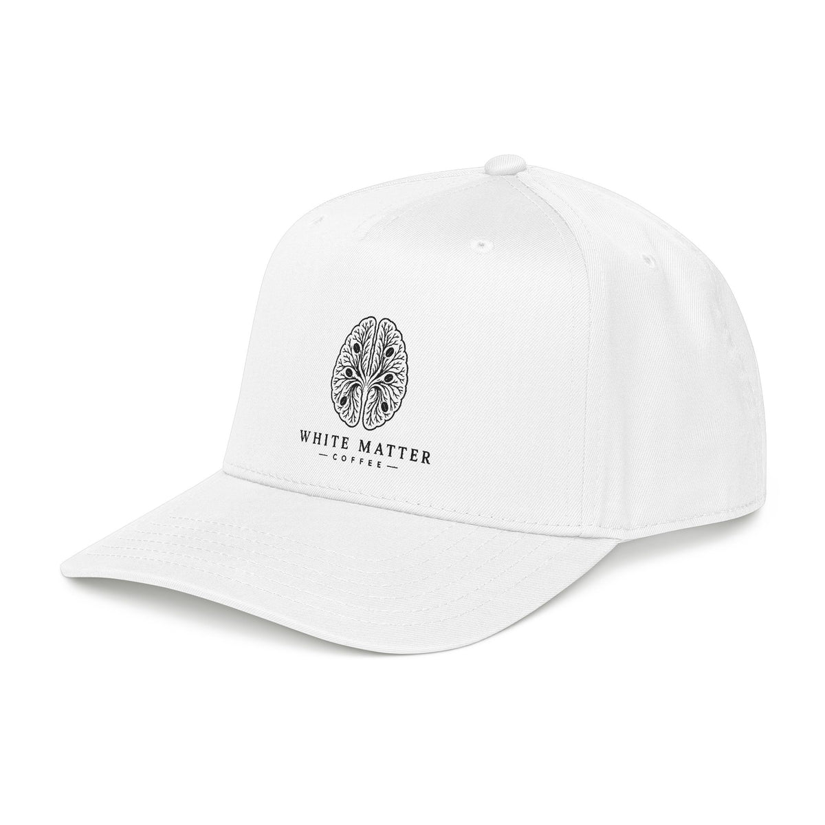 Baseball Cap — White Matter Coffee Logo Mid-Profile Hat