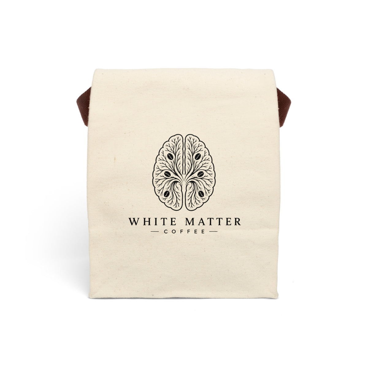 Canvas Lunch Bag — White Matter Coffee Logo Insulated Tote