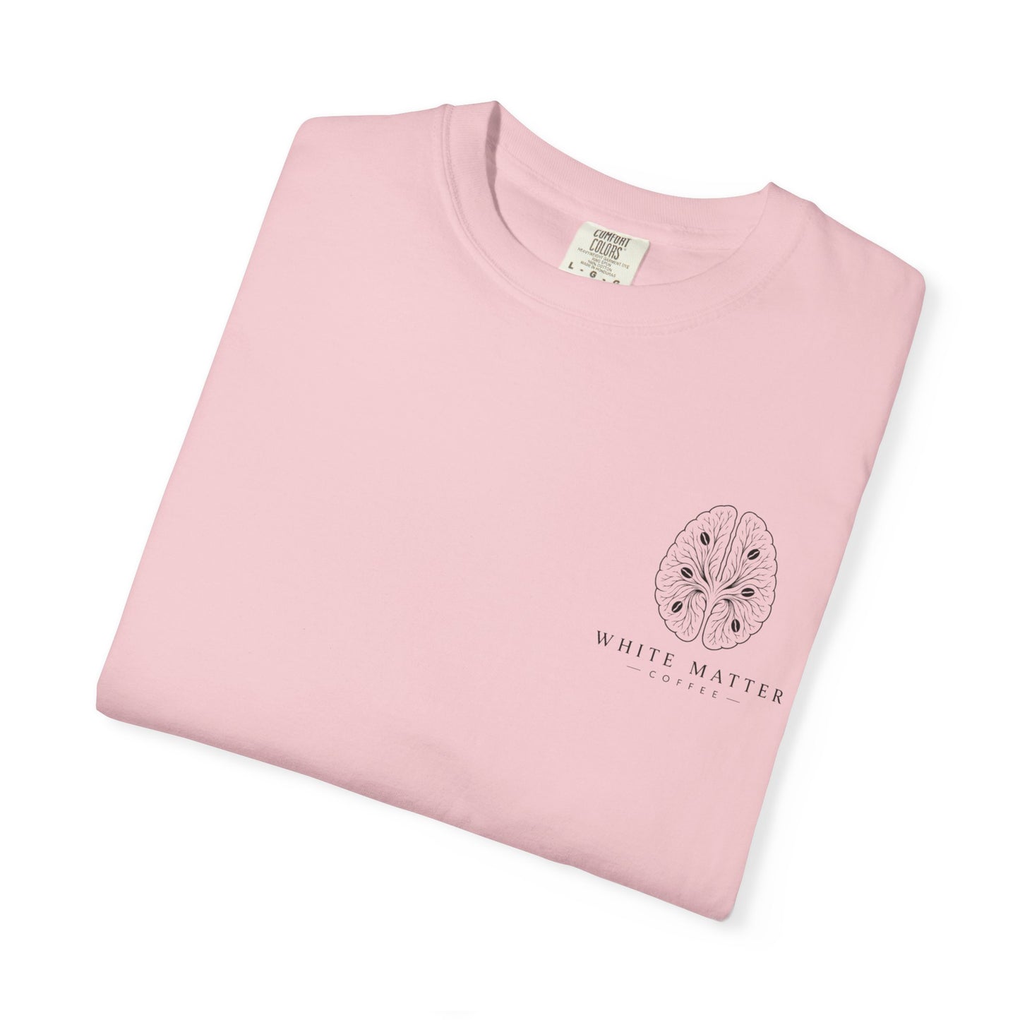 White Matter Coffee T‑Shirt — Rooted in Science. Brewed for Humans Tee