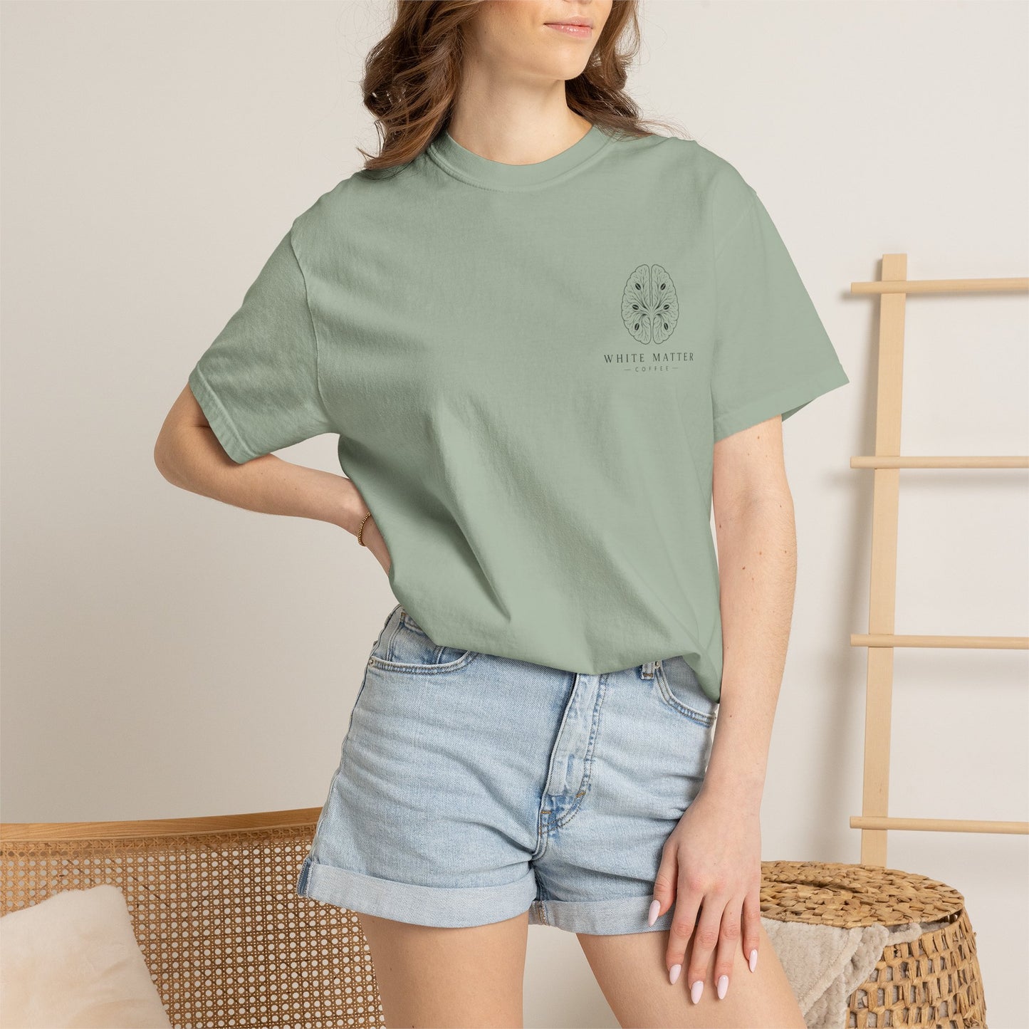 White Matter Coffee T‑Shirt — The Official Fuel of Overthinking Tee