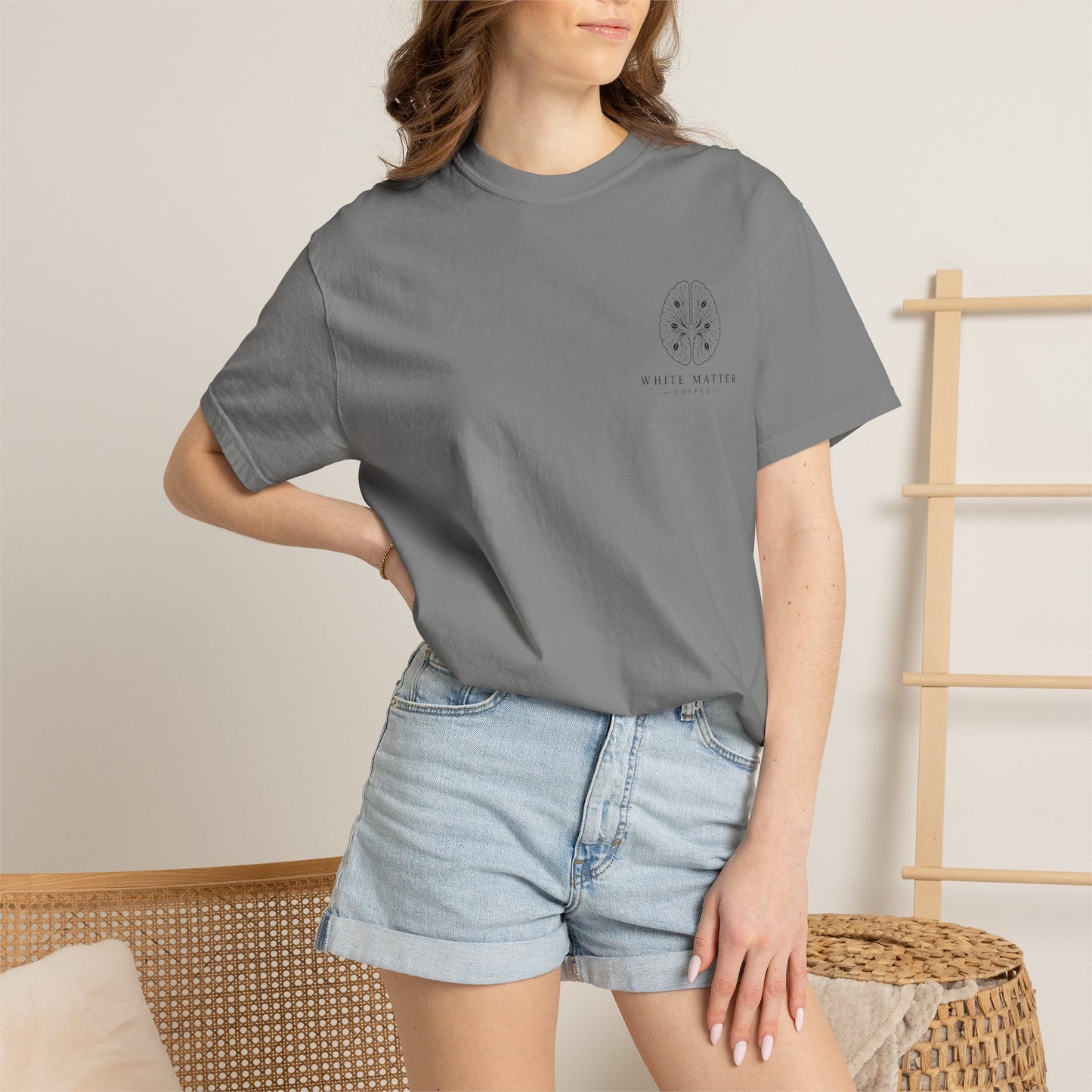White Matter Coffee T‑Shirt — The Official Fuel of Overthinking Tee