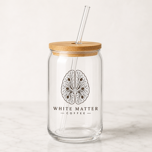 16oz Engraved Sipper Glass with Straw