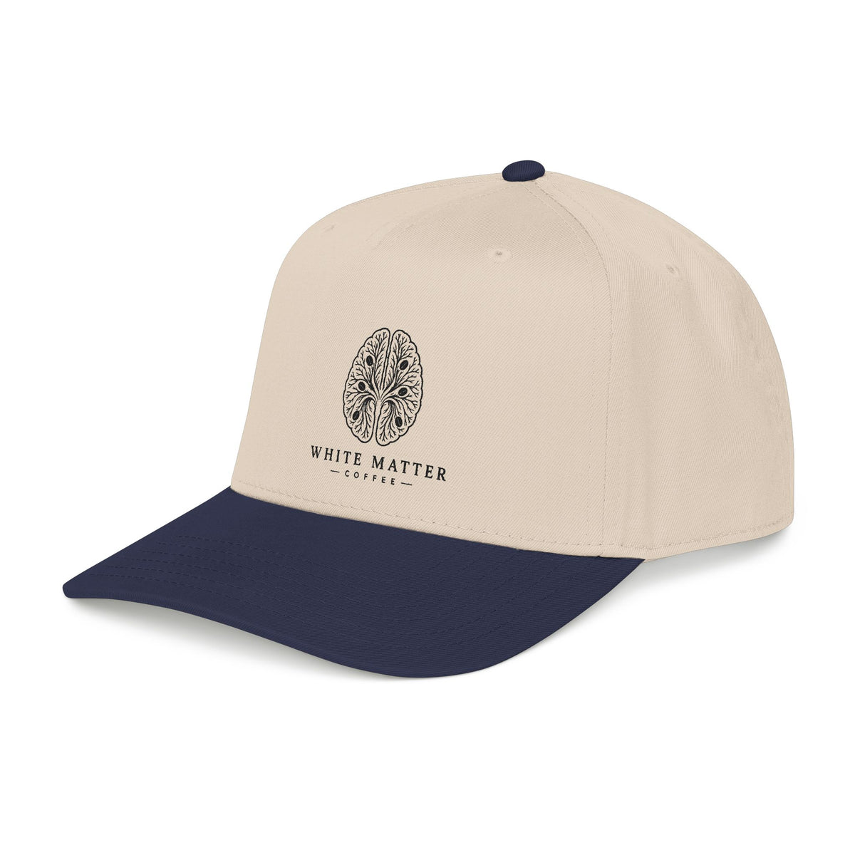 Baseball Cap — White Matter Coffee Logo Mid-Profile Hat
