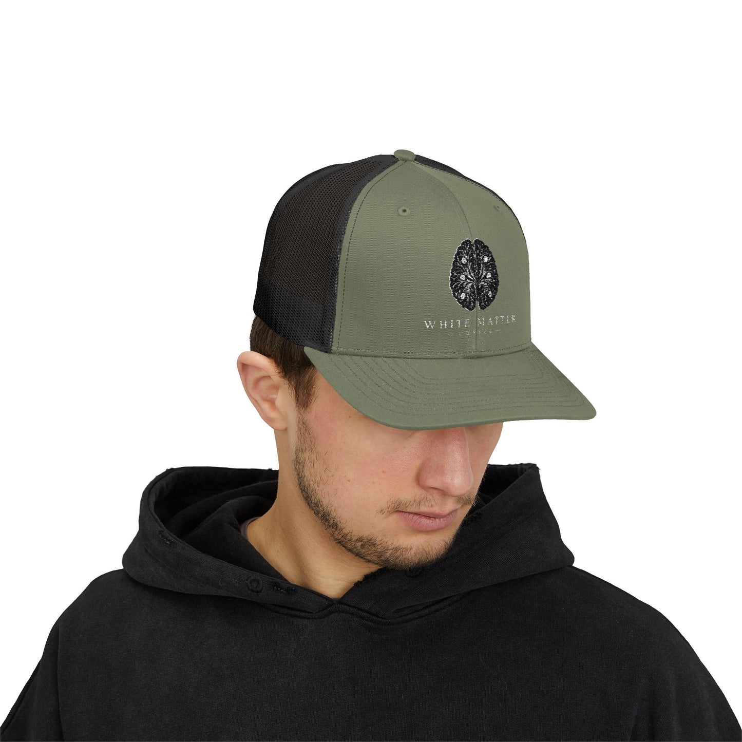 Brain Anatomy Trucker Cap — Neuro Science Snapback Hat