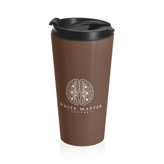 Brown Whiskey Barrel Logo Insulated Tumbler