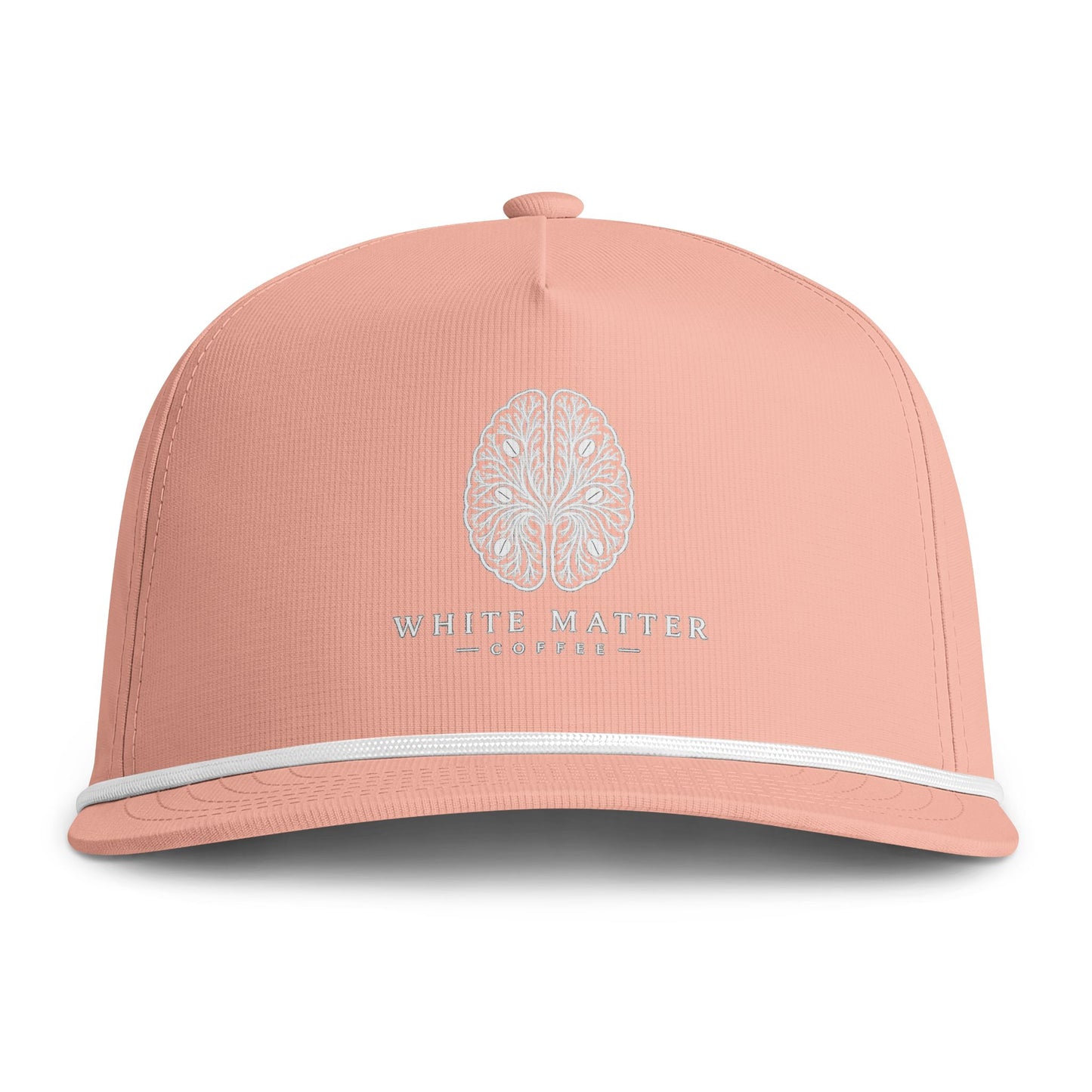 Sunwashed Rope Cap — Vintage Botanical Logo Rope Bill Hat