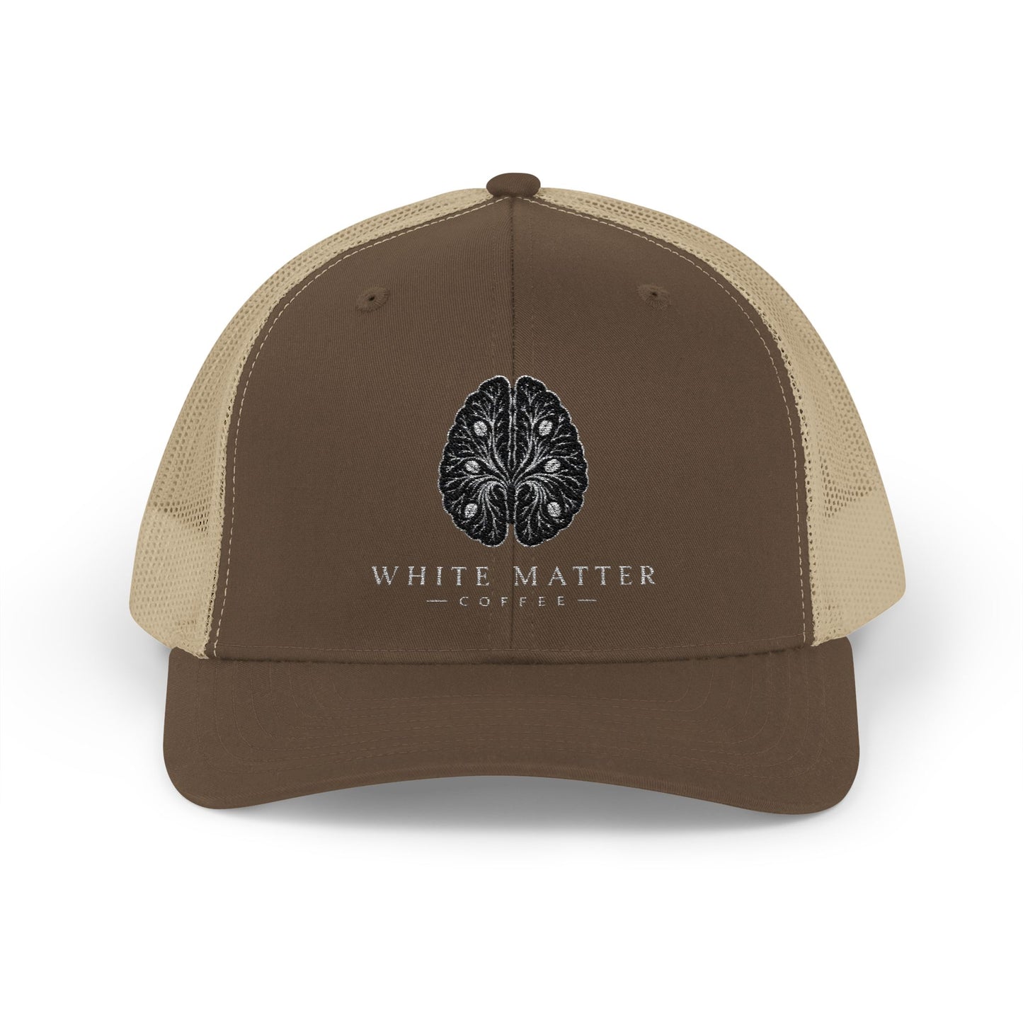 Brain Anatomy Trucker Cap — Neuro Science Snapback Hat
