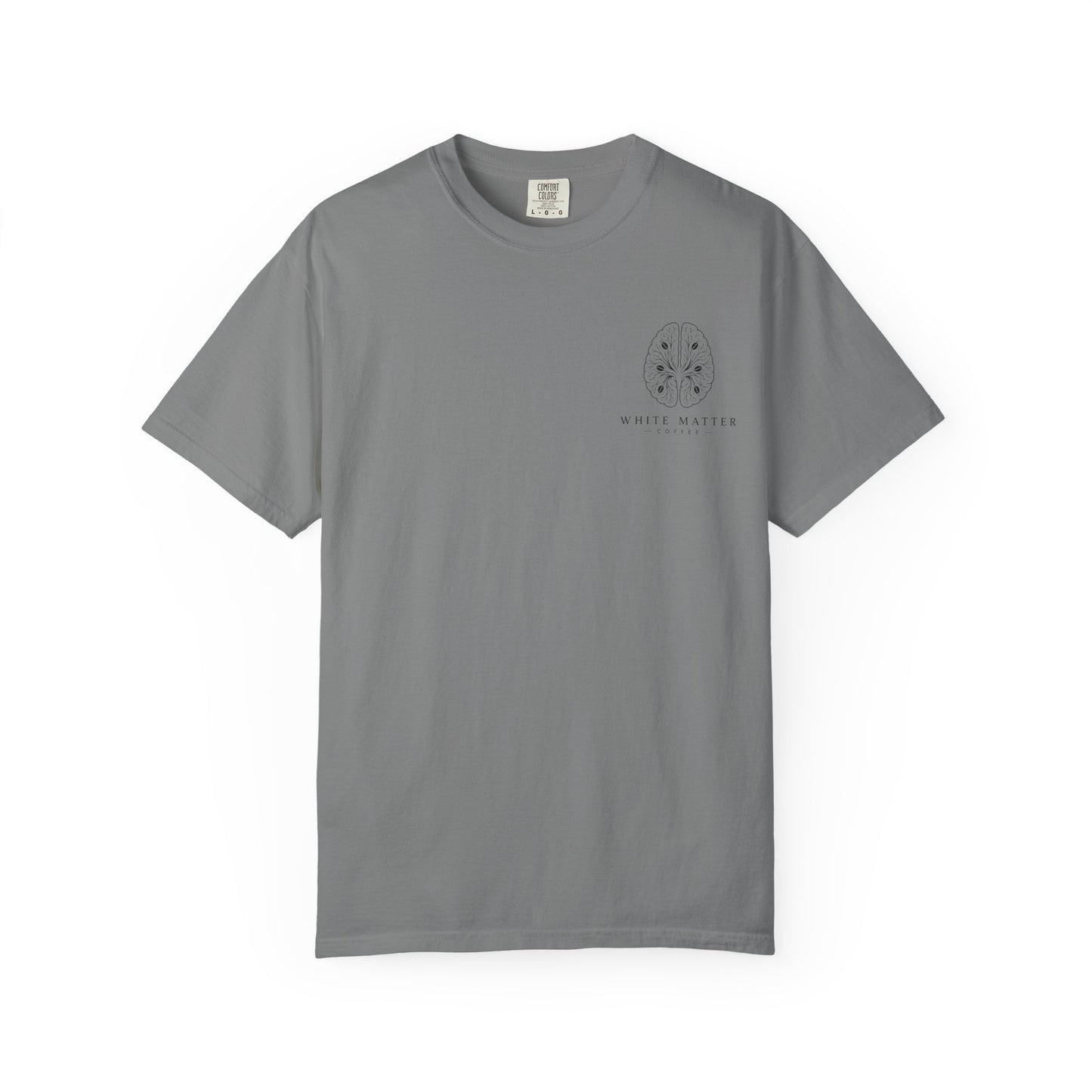 White Matter Coffee T‑Shirt — The Official Fuel of Overthinking Tee