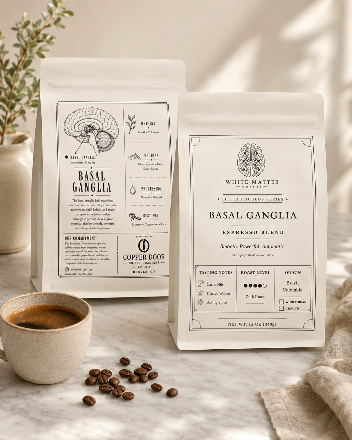 Basal Ganglia - Brazil-Colombia Espresso Blend - Dark Roast
